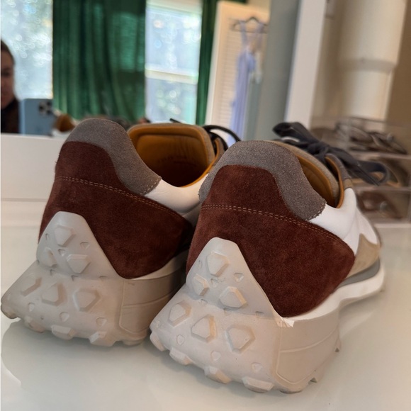 Magnanni Brown & White Onyx Water Resistant Sneaker - Picture 13 of 14